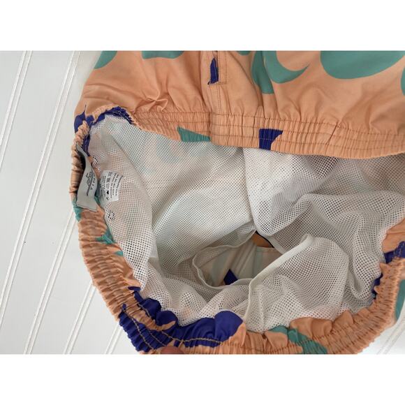 Timo Trunks Long Prep Seminyak Mint Pink & Blue Surf Paddle Beach Size 34 - Picture 7 of 7